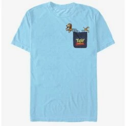 Promo ๐ Disney Pixar Toy Story Slinky ๐ถ Dog Faux Pocket T-Shirt โ