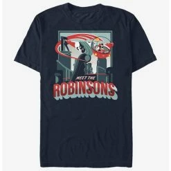 Promo ⭐ Disney Meet The Robinsons Retro Future Poster T-Shirt 🛒