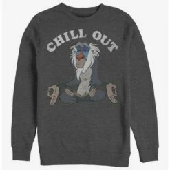 Discount ⌛ Disney The Lion King Chill Out Crew Sweatshirt 💯