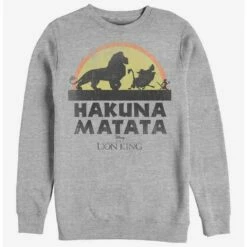 Wholesale 💯 Disney The Lion King Hakuna Walk Crew Sweatshirt 🌟