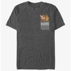 Best Sale 🎁 Disney The Lion King Hakuna Pocket T-Shirt 😀