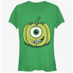 Outlet 🔔 Disney Pixar Monsters University Mike Pumpkin 👧 Girls T-Shirt 🤩