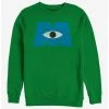 Hot Sale 🎁 Disney Pixar Monsters University Distressed Logo Crew Sweatshirt 🛒