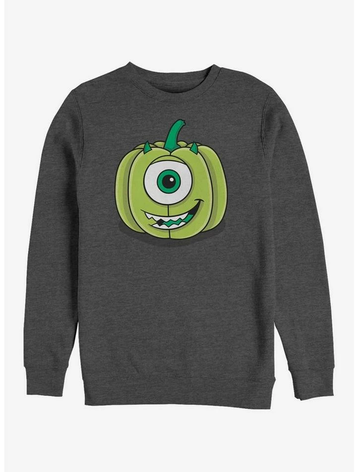Brand new 🌟 Disney Pixar Monsters University Mike Pumpkin Crew Sweatshirt 🔔