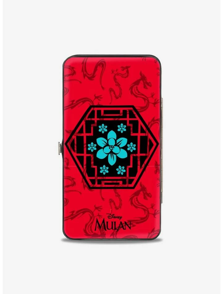 Hot Sale โค๏ธ Disney Mulan Blue Flower Hinge Wallet ๐ - Image 2