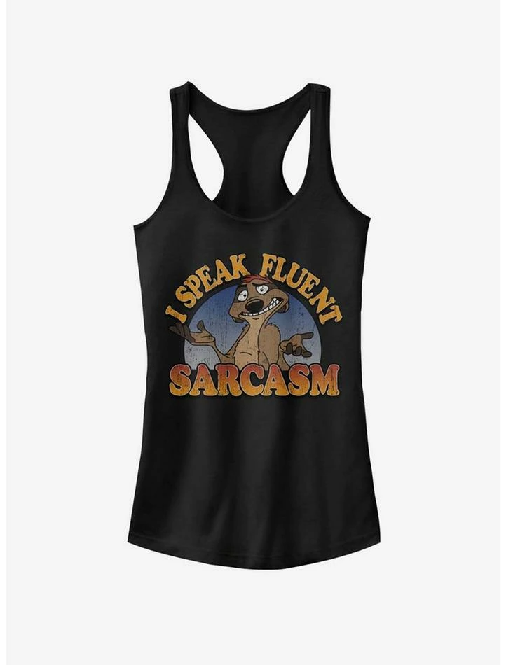 Promo 🔥 Disney The Lion King Sarcasm 👧 Girls Tank ⭐