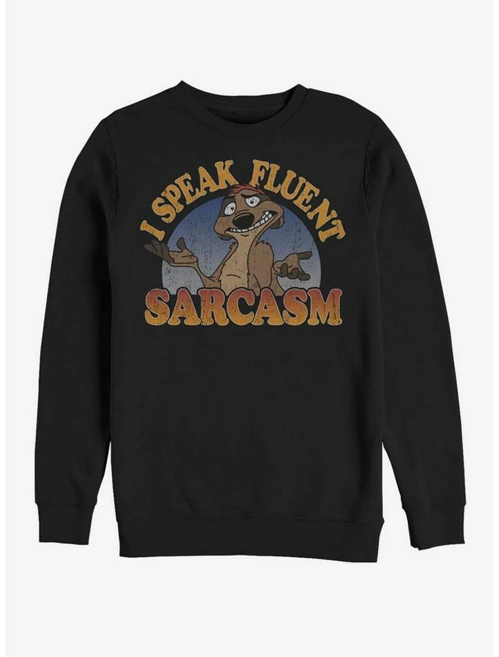 Top 10 😉 Disney The Lion King Sarcasm Crew Sweatshirt 😀