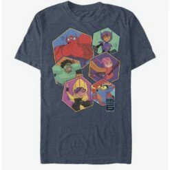 Flash Sale 🧨 Disney Pixar Big Hero 6 Big Six Hex T-Shirt 🥰