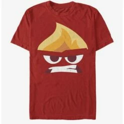 Best Sale 🔥 Disney Pixar Inside Out Angry Face T-Shirt ⭐