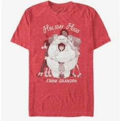 Best reviews of 💯 Disney Pixar Big Hero 6 Hugs From Grandpa T-Shirt ⭐