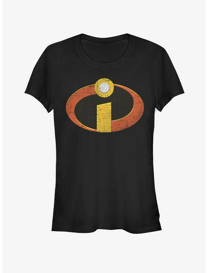 Top 10 ⭐ Disney Pixar The Incredibles Distressed Logo 👧 Girls T-Shirt ✨