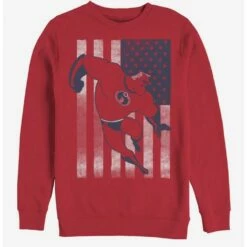 Best reviews of 🔔 Disney Pixar The Incredibles Incredible Flag Crew Sweatshirt 🔥