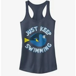 Discount ✔️ Disney Pixar Finding Dory Just Swim 👧 Girls Tank ✨