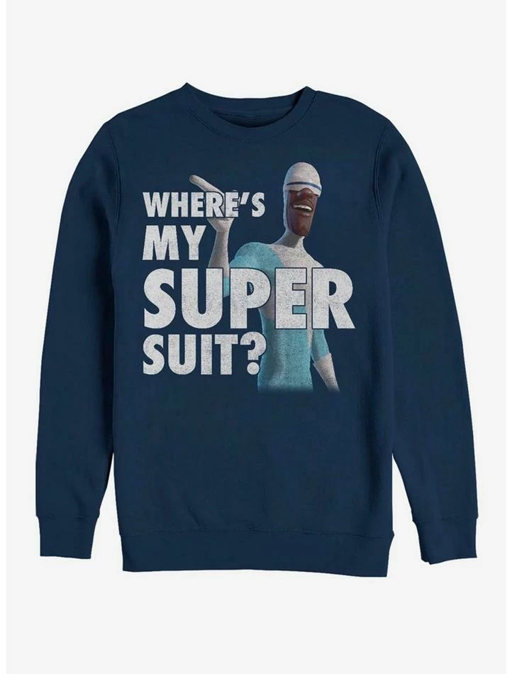 Top 10 ๐งจ Disney Pixar The Incredibles Super Suit Crew Sweatshirt โ๏ธ