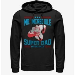 Promo 💯 Disney Pixar The Incredibles Athletic Superdad Hoodie 🌟