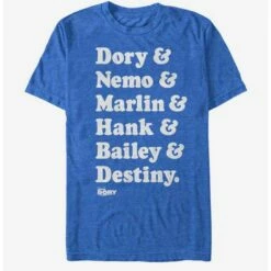 Hot Sale ❤️ Disney Pixar Finding Dory Roll Call T-Shirt 🤩
