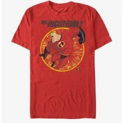 Promo 🔥 Disney Pixar The Incredibles Mr. Incredible T-Shirt 🔥