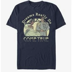 Cheapest 🌟 Disney The Princess And The Frog Dreams Do Come True T-Shirt ✨