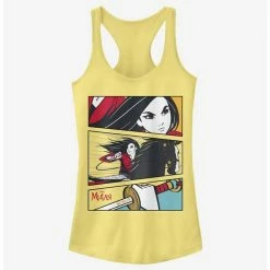 Best deal ❤️ Disney Mulan Action Panels 👧 Girls Tank 🧨