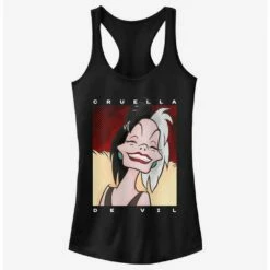 Promo ✔️ Disney Villains Cruella Tone 👧 Girls Tank 👍