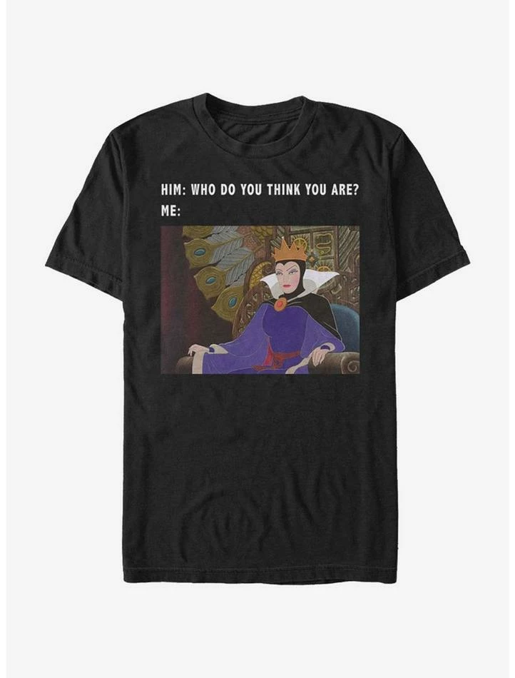Coupon 👏 Disney Villains Evil Queen Meme T-Shirt 😍 - Image 3