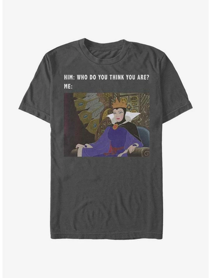 Coupon 👏 Disney Villains Evil Queen Meme T-Shirt 😍