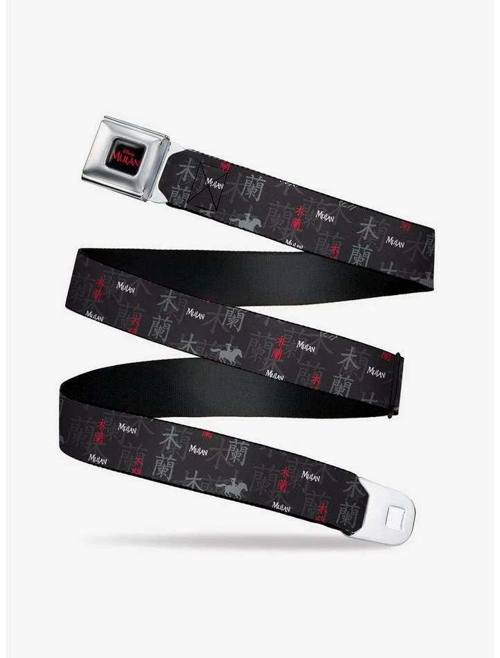 Best Sale 🤩 Disney Mulan Elements Collage Seatbelt Belt 😀