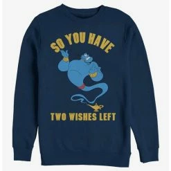 Buy 🛒 Disney Aladdin Mo Wishes Crew Sweatshirt 😉