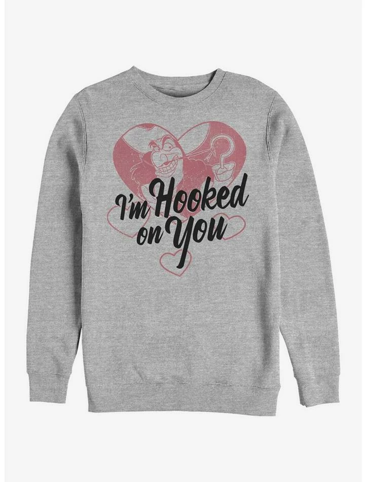 Top 10 😍 Disney Villains Hooked On You Crew Sweatshirt 🔔