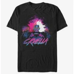Top 10 👍 Disney Villains Cruella Rock T-Shirt ✔️