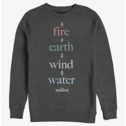 Outlet 🎁 Disney Frozen 2 Simple Elements Crew Sweatshirt 🔔