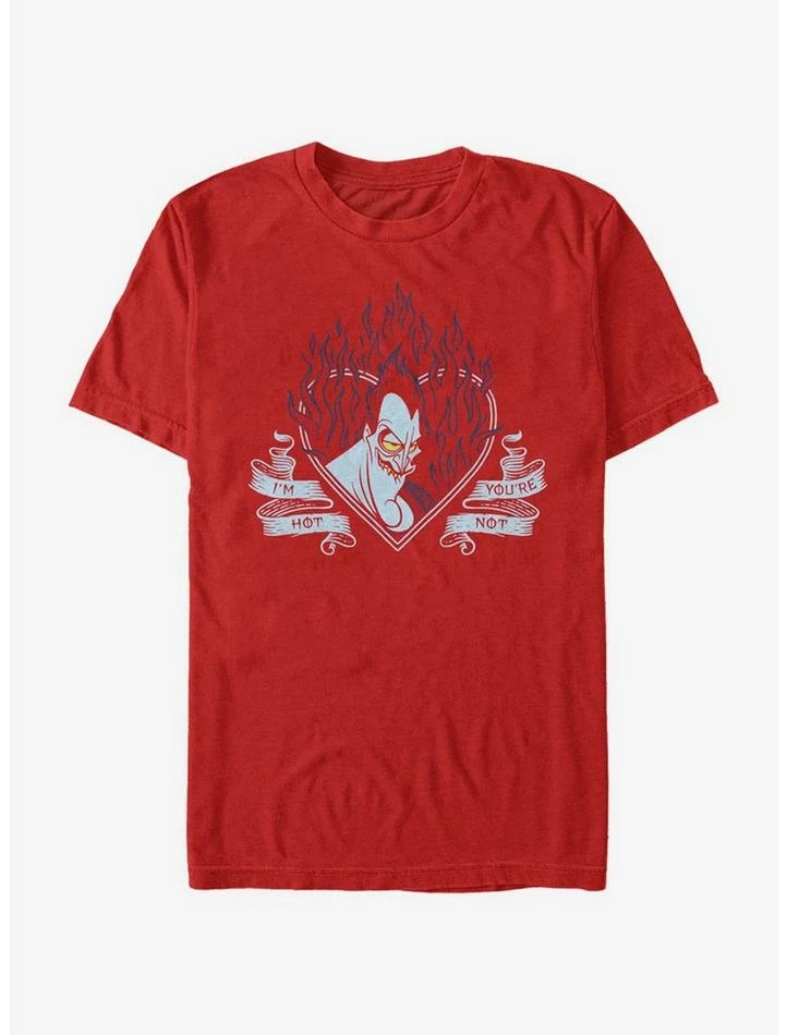 Top 10 😉 Disney Villains Hades Im Hot You're Not T-Shirt ✔️