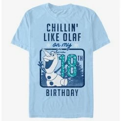 Budget 🥰 Disney Frozen Olaf 🥳 Birthday 18 T-Shirt ✨