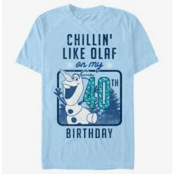 Best reviews of 🧨 Disney Frozen Olaf 🎂 Birthday 40 T-Shirt 🎁