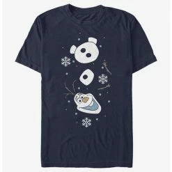 Outlet 🌟 Disney Frozen Olaf Xmas Sleeve T-Shirt 👍