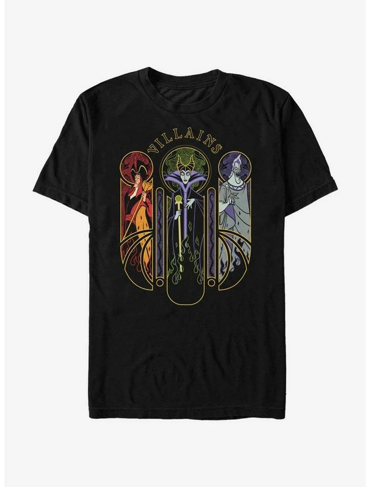 Top 10 👏 Disney Villains Villain Triptych T-Shirt ⭐