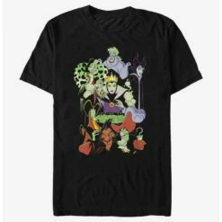 New 🎁 Disney Villains Worst Dinner Party Ever T-Shirt ❤️