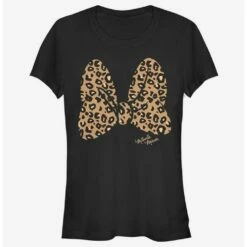 Promo ๐ Disney Mickey Mouse Minnie Animal Print Bow ๐ง Girls T-Shirt ๐งจ
