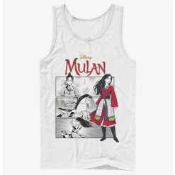 Wholesale 🔔 Disney Mulan Mulan Comic Panels Tank ❤️
