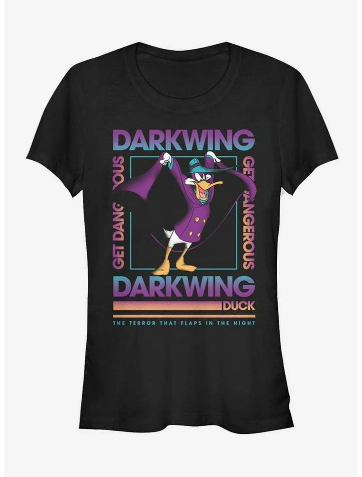 New ๐ Disney Darkwing Duck Box ๐ง Girls T-Shirt โจ