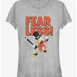 Discount 😉 Disney DuckTales Fear Less 👧 Girls T-Shirt ❤️