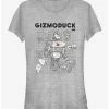 Flash Sale 🔥 Disney DuckTales Gizomoduck Schematic 👧 Girls T-Shirt 🛒