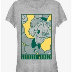 New 🧨 Disney DuckTales Pop Poster Scrooge 👧 Girls T-Shirt ❤️