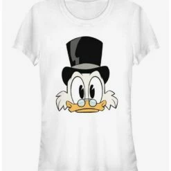 Promo 🥰 Disney DuckTales Scrooge Big Face 👧 Girls T-Shirt 👏
