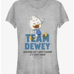 Coupon 🔥 Disney DuckTales Team Dewey Blue 👧 Girls T-Shirt 🔥