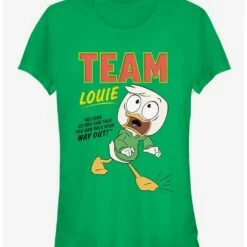 Budget 💯 Disney DuckTales Team Louie 👧 Girls T-Shirt 🤩