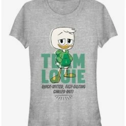Cheap 🌟 Disney DuckTales Team Louie Green 👧 Girls T-Shirt 🔔