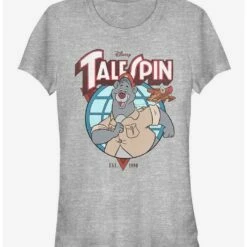 Discount 🎉 Disney TaleSpin Baloo Badge 👧 Girls T-Shirt 🥰