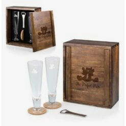 Deals 💯 Disney Mickey Mouse & Minnie Mouse Beverage Glass Set 🤩