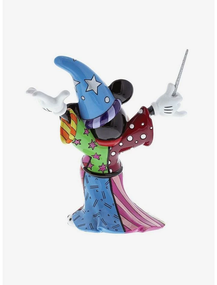 Budget 🎉 Disney Mickey Mouse Romero Britto Sorcerer Mickey Figurine ⌛ - Image 3